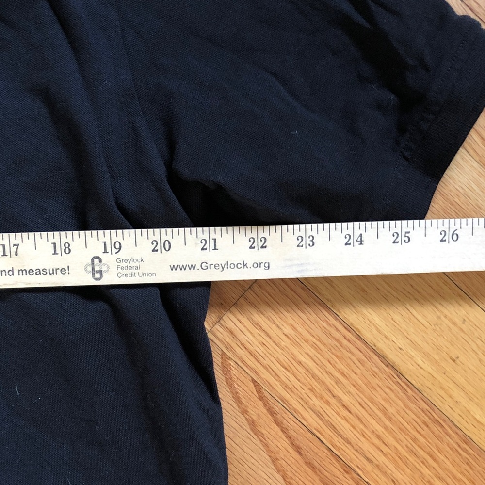 Men's Black Robert Graham Polo Shirt with Patterned Collar - Picture 6 of 8